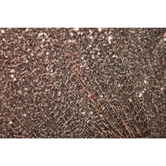 TAHARI ASL NEW $218 Blush Sequin Surplice Neck Fit & Flare Dress Size 6‎ - Picture 4 of 5